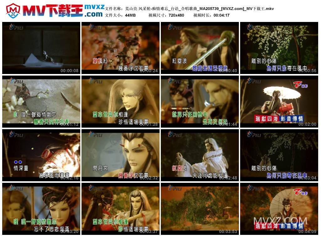 荒山亮 风采轮-痴情难忘_台语_合唱歌曲_MA205739
